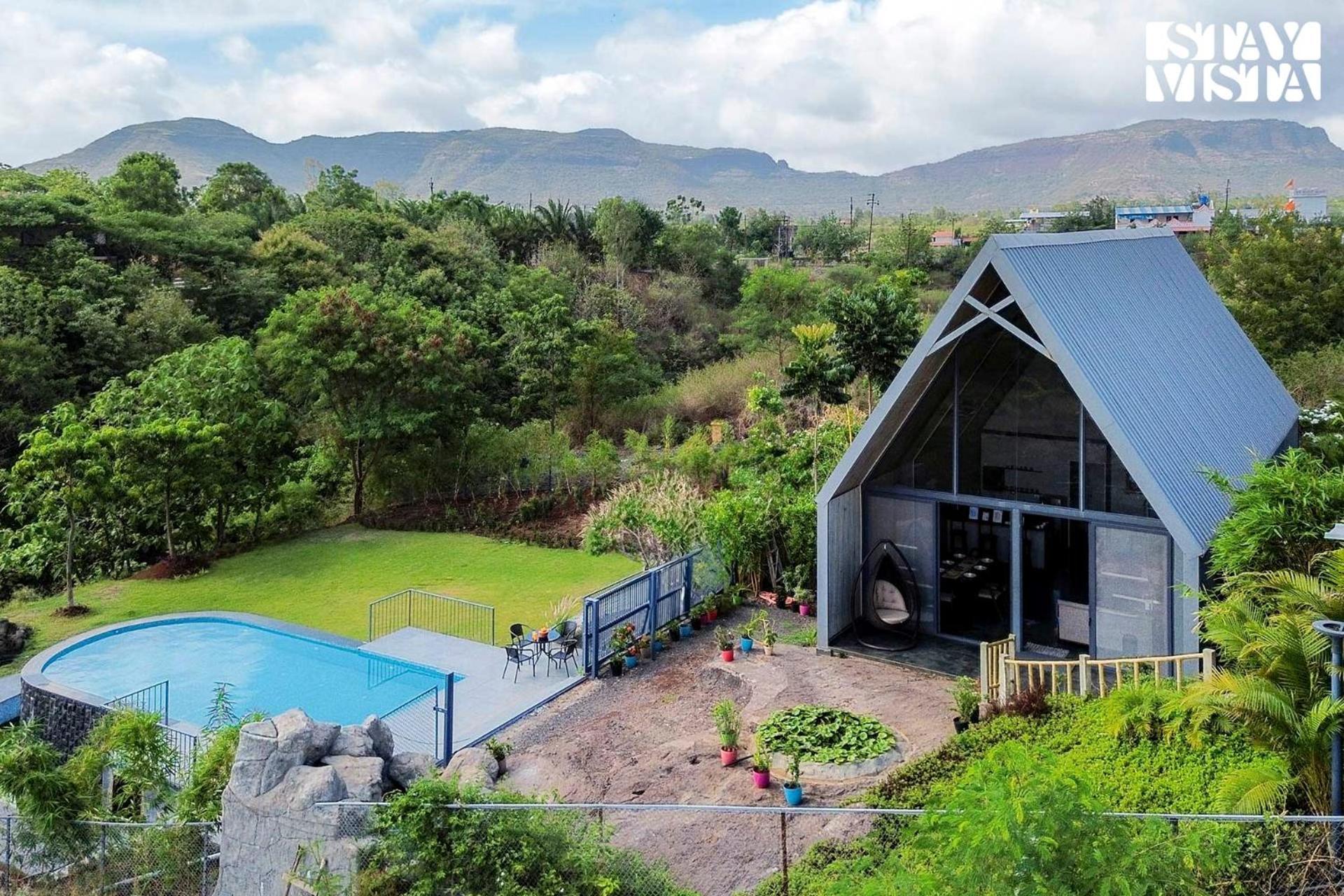 Stayvista'S Celeste Villa - Hill-View Retreat With Infinity Pool Насик Экстерьер фото